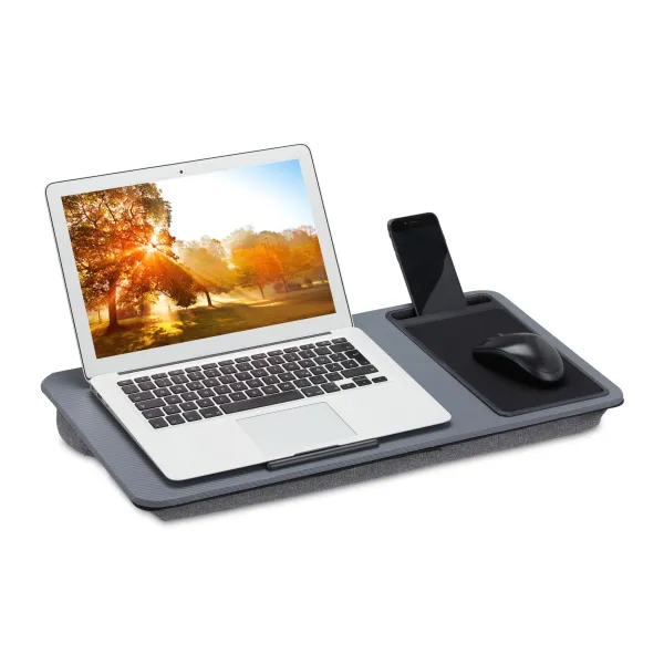 Sivá podložka pod notebook na kolená s vankúšom RelaxDays RD10036913