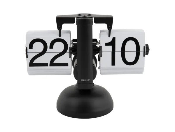 Stolové preklápacie hodiny KA5955BK Karlsson 16,5cm