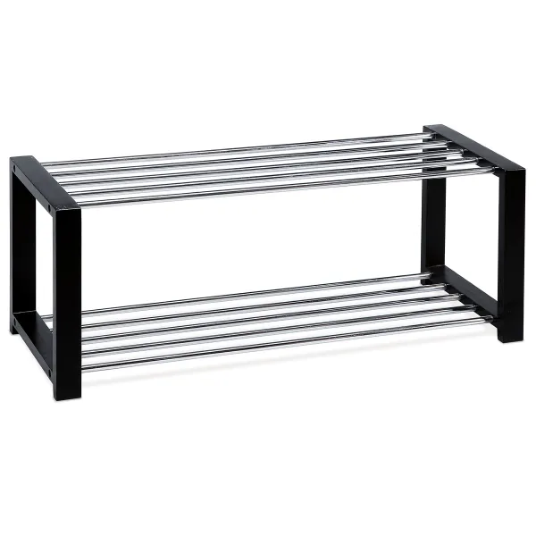 Botník dvojúrovňový Autronic 83168-11 BK, 80cm