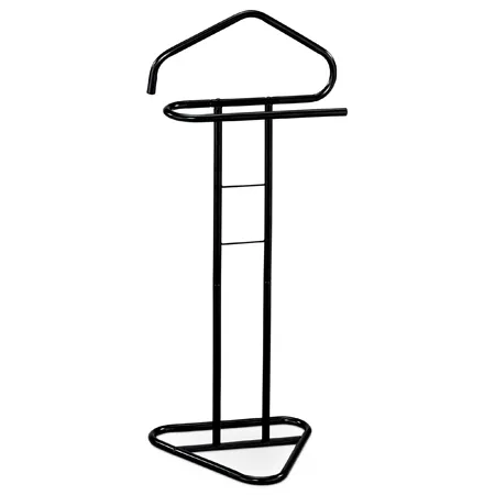 Moderný kovový nemý sluha Autronic 81119 BK – čierny matný, 108 cm
