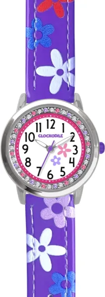 Detské náramkové hodinky s kamienkami Clockodile CWG5201