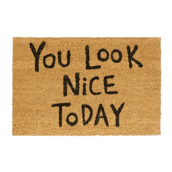 RelaxDays Rohožka z kokosových vlákien RD20185 – "You look nice today"