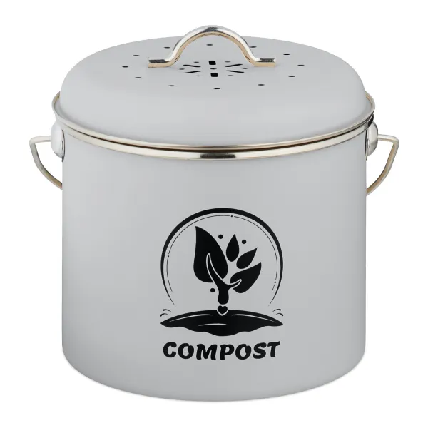 Kuchynský kompostér s objemom 3,5l RD51221, sivá