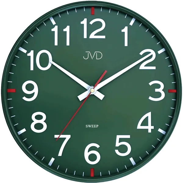 Nástenné hodiny JVD HX2508.3 s plynulým chodom, 30 cm