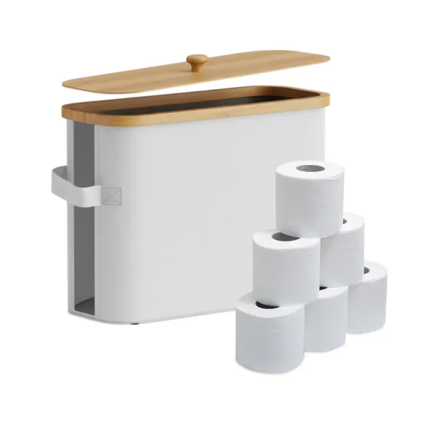 Úložný priestor na toaletný papier na 12 roliek RD51772, biela