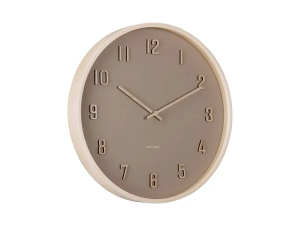 Nástenné hodiny Nervadura Karlsson KA6117BR, 41cm