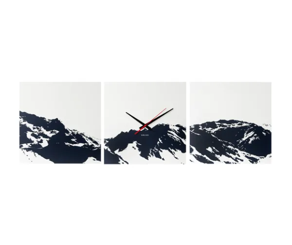 Nástenné hodiny 5483 Karlsson Alpy, 3x 35x35cm
