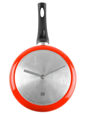 Nástenné hodiny Panvica, Present Time, 35cm