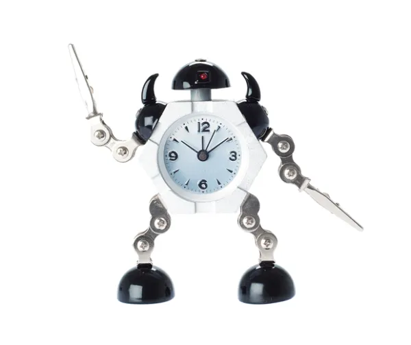 Budík r.o.b.o.t., čierny 15cm