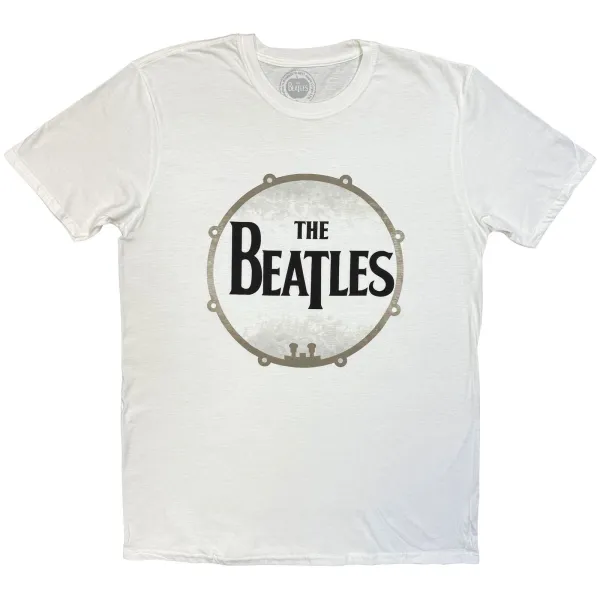 The Beatles – Drum Skin (Biela) (Tričko)