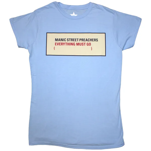 Manic Street Preachers – Everything Must Go (Modrá, Dámske) (Tričko)