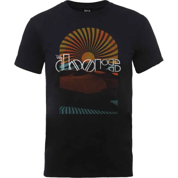 Tričko The Doors - Daybreak, Unisex,Čierna,S