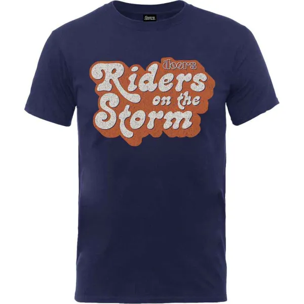 The Doors – Riders on the Storm Logo (Modrá) (Tričko)