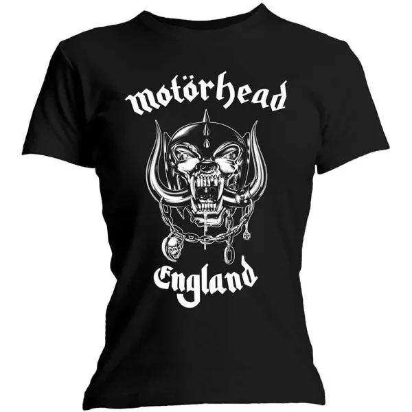 Motörhead – England (Čierna, Dámske) (Tričko)