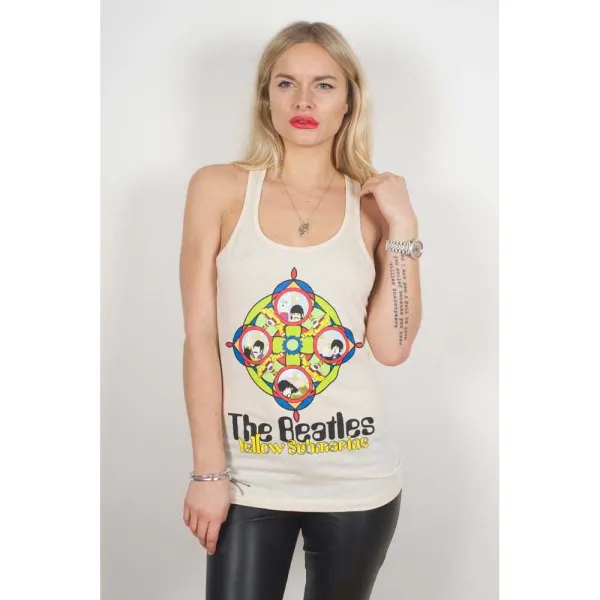 The Beatles – Yellow Submarine & Portholes (Vest T-Shirt) (Tielko)