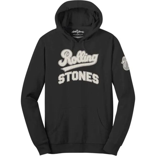 The Rolling Stones – Team Logo & Tongue Applique (Čierna) (Mikina)