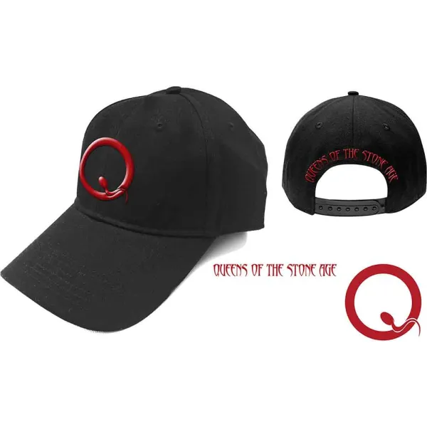 Queens of the Stone Age – Q Logo (Čierna) (Šiltovka)