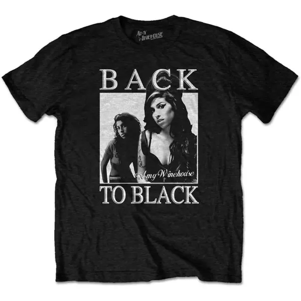 Amy Winehouse – Back to Black (Čierna) (Tričko)