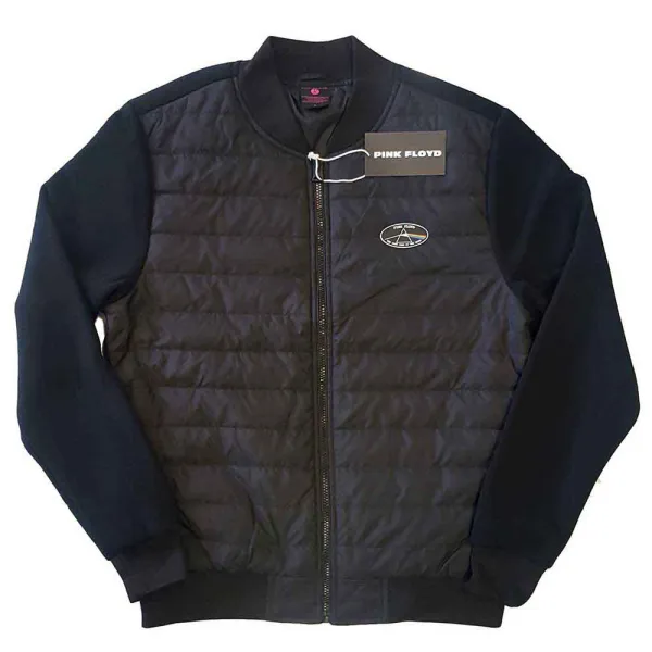 Pink Floyd – Dark Side of the Moon Oval (Čierna, Quilted Jacket) (Bunda)
