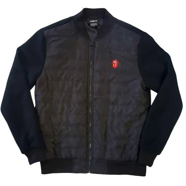 The Rolling Stones – Classic Tongue (Čierna, Quilted Jacket) (Bunda)