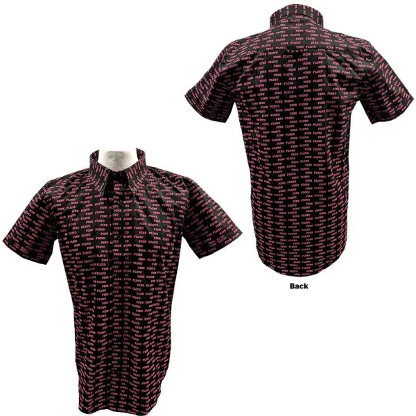 Pink Floyd – Courier Pattern (Čierna) (Košeľa)