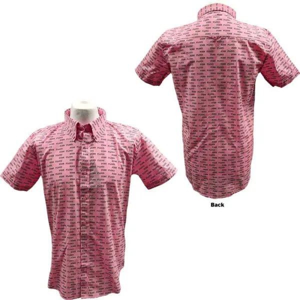 Pink Floyd – Courier Pattern (Ružová) (Košeľa)