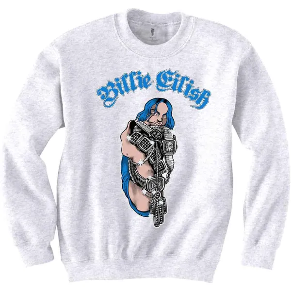 Billie Eilish – Bling (Biela) (Crewneck)