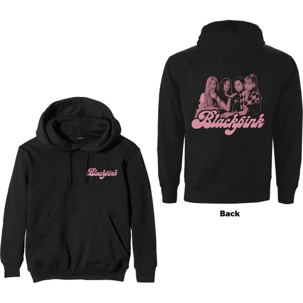 Mikina Blackpink - Photo Back, Unisex,Čierna,L