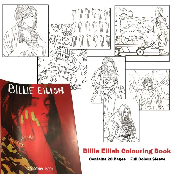 Billie Eilish – Billie (Omaľovánka)