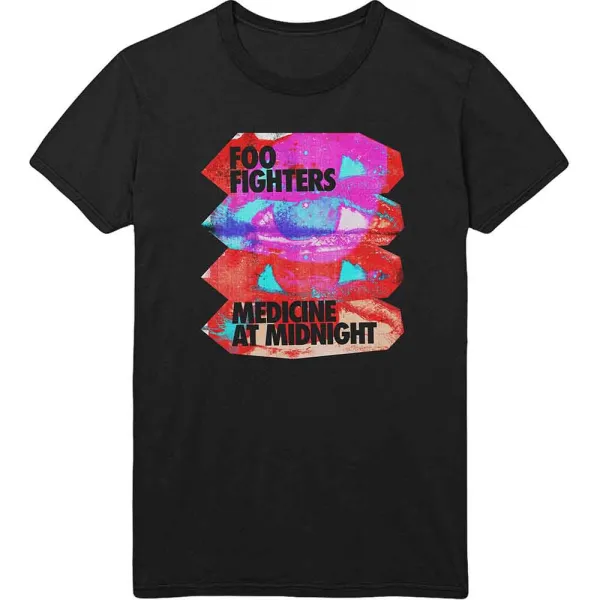 Tričko Foo Fighters - Medicine At Midnight, Unisex,Čierna,XL