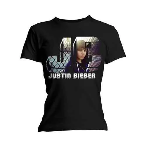 Justin Bieber – Photo Black (Čierna, Dámske) (Tričko)