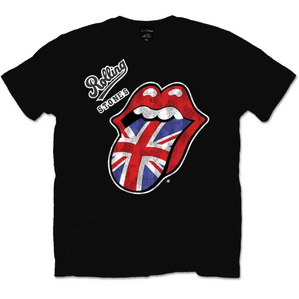 The Rolling Stones – Vintage British Tongue (Čierna) (Tričko)