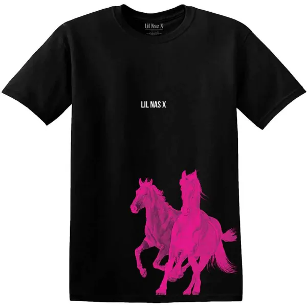 Lil Nas X – Pink Horses (Čierna) (Tričko)
