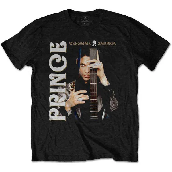 Prince – Welcome 2 America (Čierna) (Tričko)