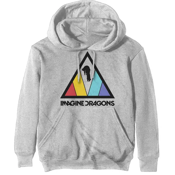 Imagine Dragons – Triangle Logo (Biela) (Mikina)