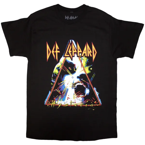 Def Leppard – Hysteria (Čierna) (Tričko)