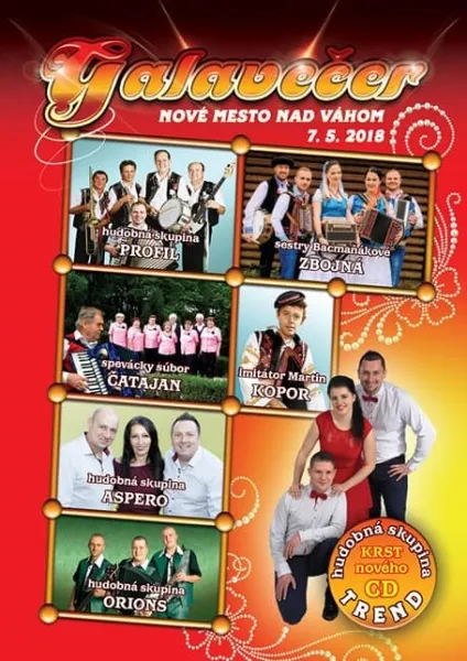 Various Artists – Galavečer Nové Mesto nad Váhom - 07.08.2018 (DVD)