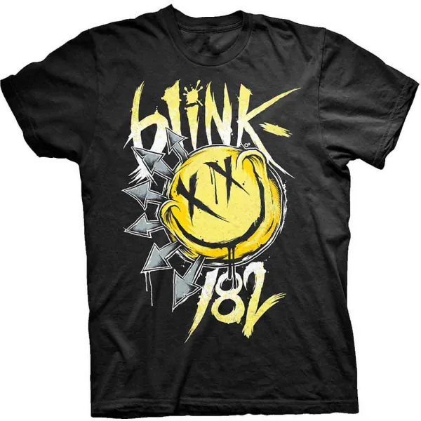 Tričko Blink 182 - Big Smile, Unisex,Čierna,M