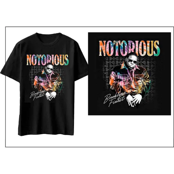 Tričko Biggie Smalls - Brooklyn's Finest, Unisex,Čierna,XL