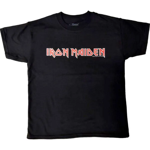 Iron Maiden – Logo (Čierna, Detské) (Tričko)