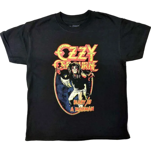 Ozzy Osbourne – Vintage Diary of a Madman (Čierna, Detské) (Tričko)