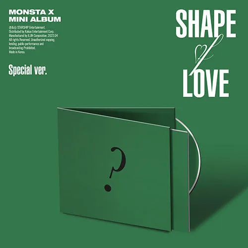 CD Monsta X - SHAPE OF LOVE