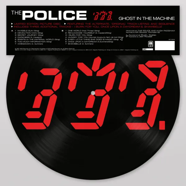 The Police – Ghost In The Machine (Picture Vinyl)