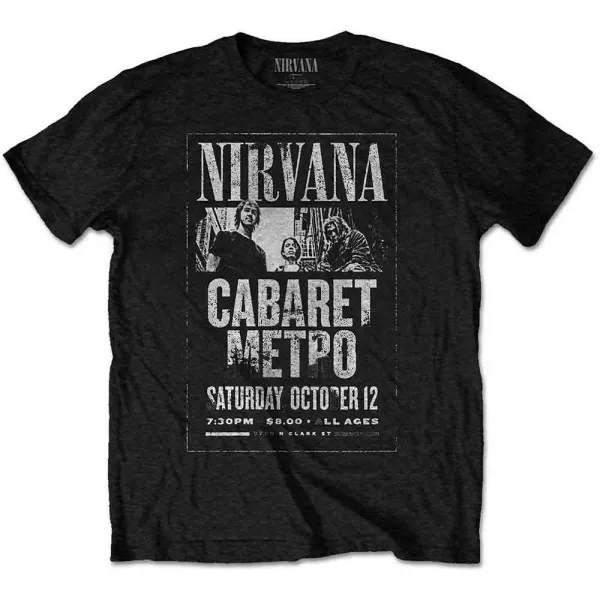 Nirvana – Cabaret Metro (Čierna) (Tričko)