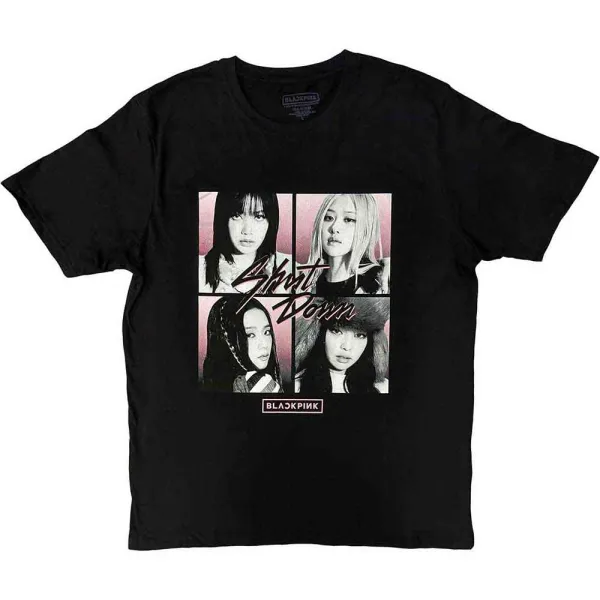 Blackpink – Shut Down Photo Grid (Čierna) (Tričko)
