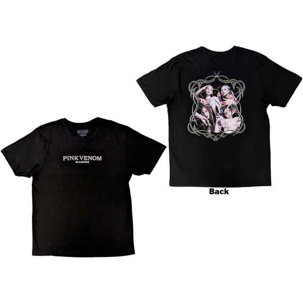 Tričko Blackpink - Pink Venom, Unisex,Čierna,L