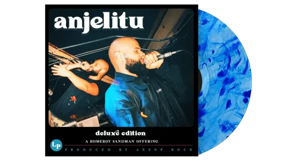 Homeboy Sandman – Anjelitu (Deluxe Edition) (Transparent/Blue Splatter Vinyl)