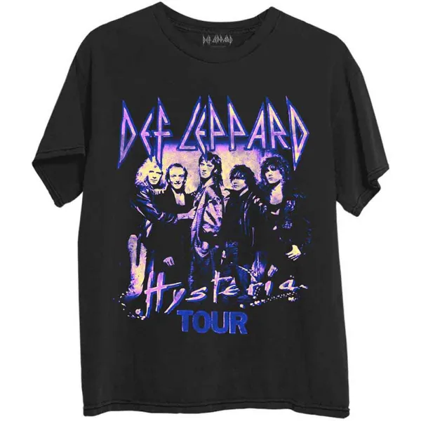 Def Leppard – Hysteria Tour (Čierna) (Tričko)