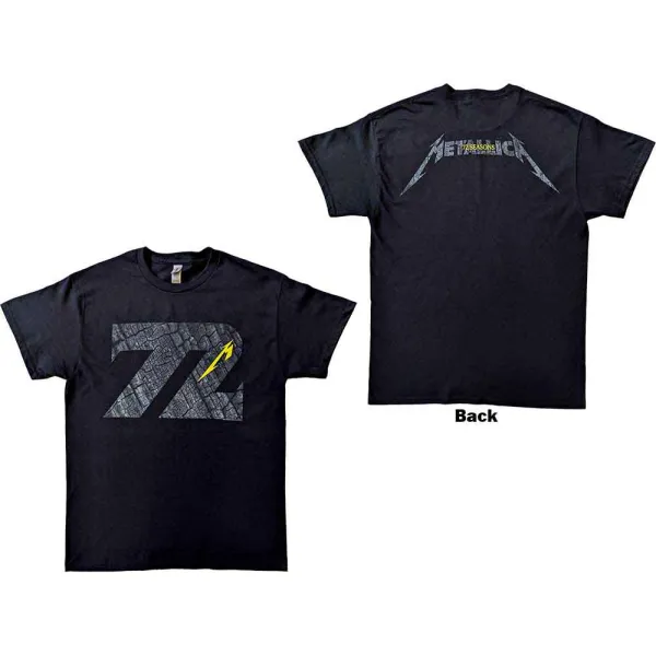 Metallica – 72 Seasons Charred Logo (Čierna) (Tričko)