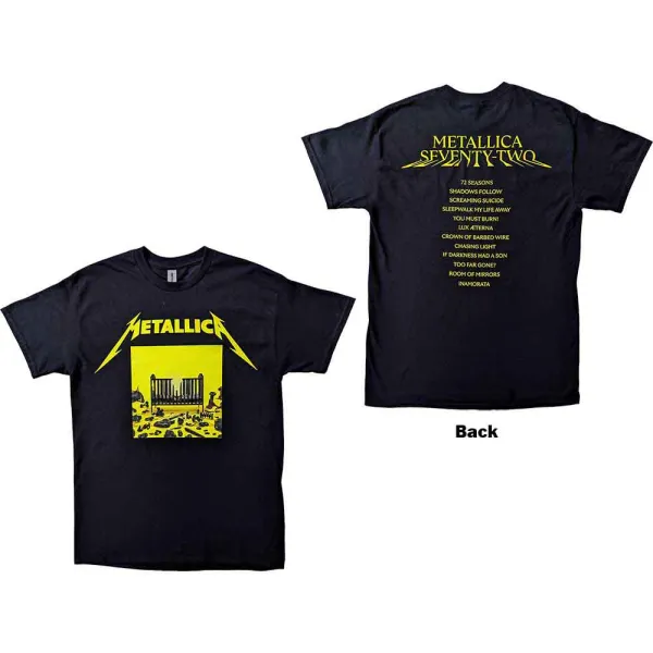 Metallica – 72 Seasons Squared Cover (Čierna) (Tričko)